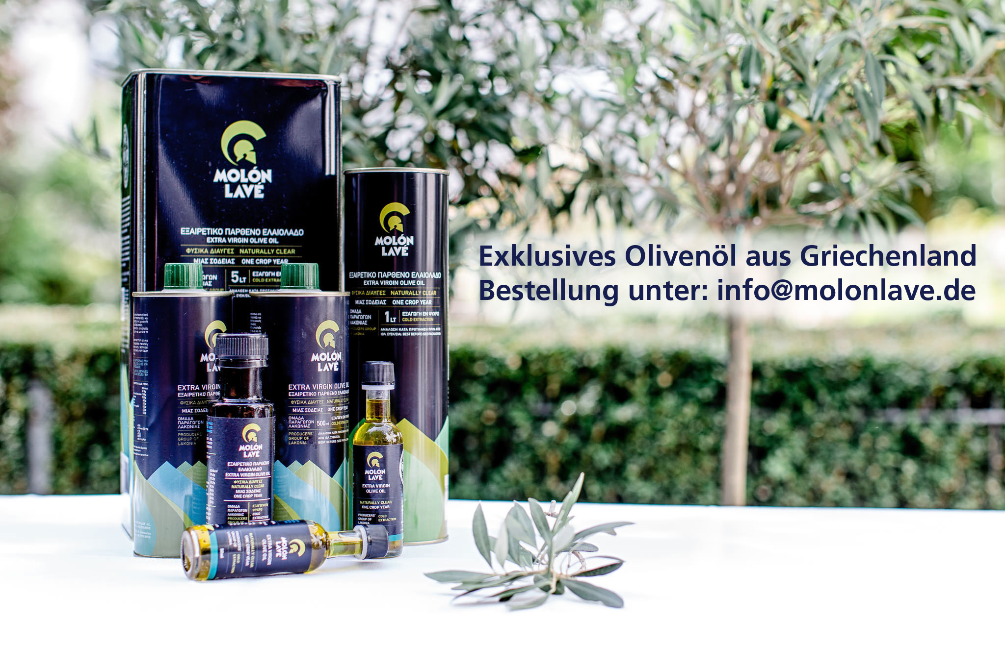 Molonlave - Exkusives Olivenöl aus Griechenland